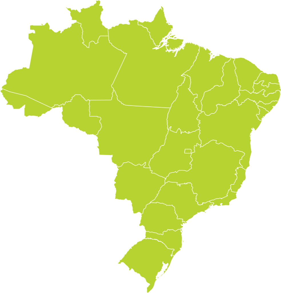 mapa brasil - Central de Materiais e Esterilização